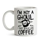 Caneca Tokyo Ghoul I'm Not A Ghoul Interior E Alça Branca