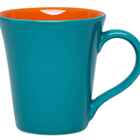 Caneca Tulipa 330ml Laranja/azul Oxford