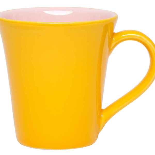 Caneca Tulipa 330ml Rosa/amarelo Oxford