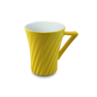 Caneca Twist Tulipa 300ml Amarela Ceraflame Gourmet - Amarelo