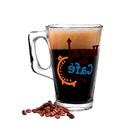 Caneca Vidro 230 Ml - Jogo 3 Peças Café, Cappuccino, Café, Le
