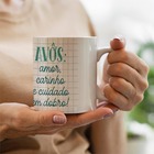 Caneca Vovô Amor Carinho Cuidado