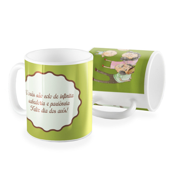 Caneca Vovó Colo De Infinita Sabedoria