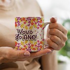 Caneca Vovó Do Ano Floral
