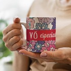 Caneca Vovó Especial Floral
