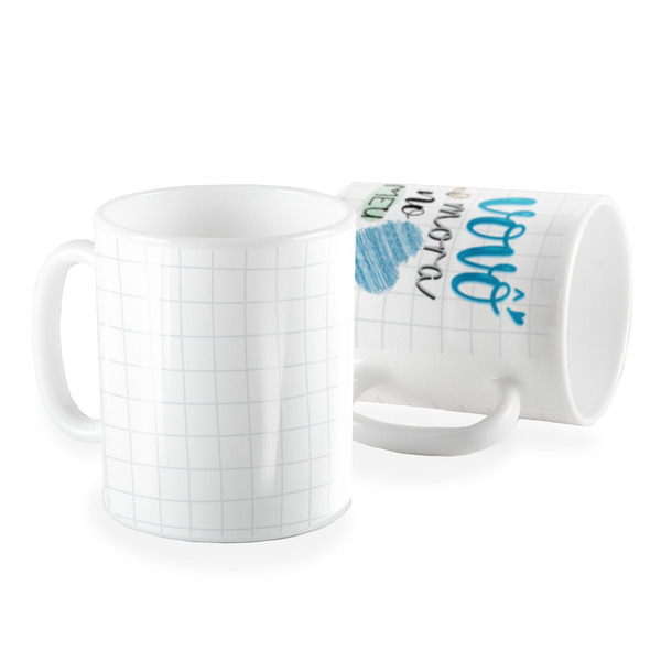 Caneca Vovô Mora No Meu Coração