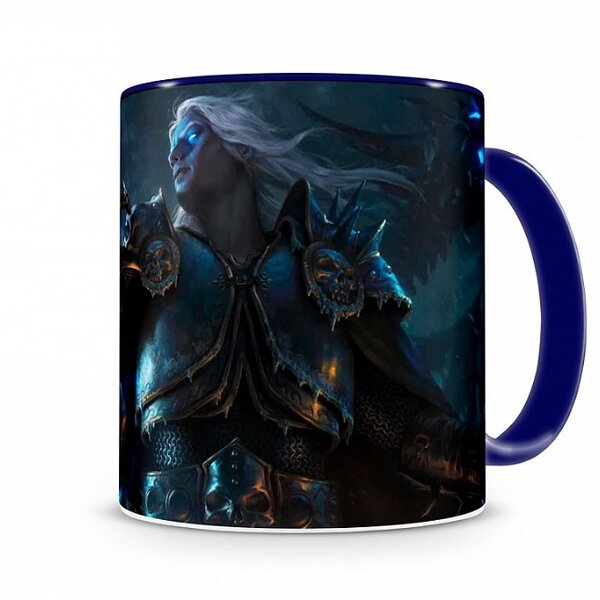 Caneca World Of Warcraft Artha Ii Azul
