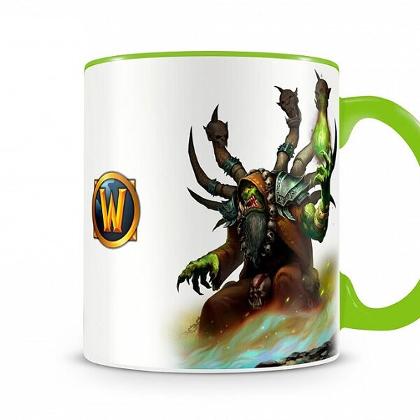 Caneca World Of Warcraft Guldan I Verde