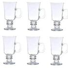 Caneca Xicara Cappuccino Mocha Vidro 114 Ml - Lyor