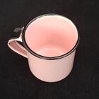 Caneca Xícara De 70ml Chá Café Esmaltadas Agata Cozinha Branca