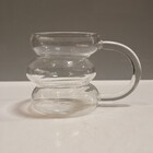 Caneca Xícara Home&co Borossilicato 400ml 9x9x9cm Transparente