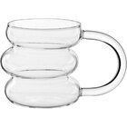 Caneca Xícara Home&co Borossilicato 400ml 9x9x9cm Transparente