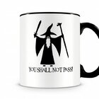 Caneca You Shall Not Pass Preta