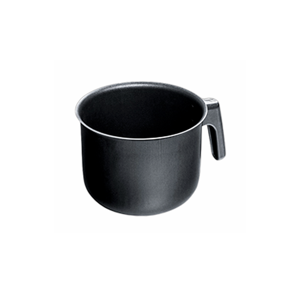 Canecão Cabo De Baquelite Antiaderente Preto Carola 16cm