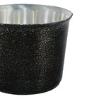 Canecão De Alumínio Fundido Craqueado Cabo Madeira 4 Preto Li