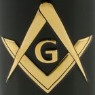 Caneco De Cerâmica Ouro Maçonaria