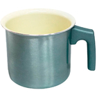 Caneco Fervedor Leiteira 1 Litro Aluminio Revestimento Cerami