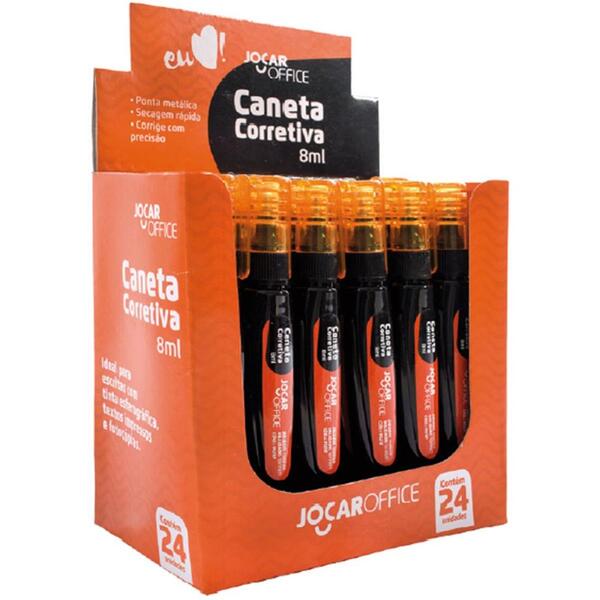 Caneta Corretiva Jocar Office 8ml Metal