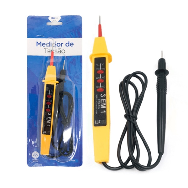Caneta De Teste E Medidor De Tensão Testador 500v Luatek