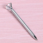 Caneta Esferográfica Diamante - Prateada