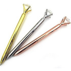 Caneta Esferográfica Diamante - Prateada