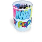 Caneta Esferográfica Pop 0,7mm Azul Pote 100