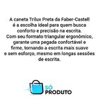 Caneta Esferográfica Trilux Preta - Faber Castell