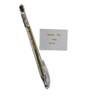 Caneta Gel Metálica Dourada Ouro Molin