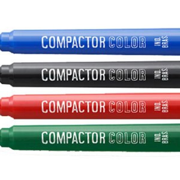 Caneta Hidrocor Compactor Color Com 24 Cores - 5 Caixas
