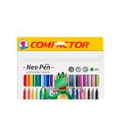 Caneta Hidrocor Compactor Neo-pen Mirim Com 24 Cores - 5 Caix