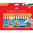 Caneta Hidrocor Jumbo Com 12 Cores Ponta Grossa Faber Castell