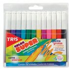 Caneta Hidrocor Tris Summit Color Super Com 12 Cores