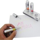 Caneta Marca Texto 36 Canetas E 12 Suporte Moderna Escola Esc