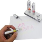 Caneta Marca Texto 3 Caneta Com 1 Suporte Cromado Kit Com 12