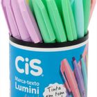 Caneta Marca Texto Cis Lumini Tons Pastel Sortid.