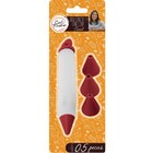 Caneta Silicone Para Confeitar E Decorar Bolos Com 4 Bicos Ca