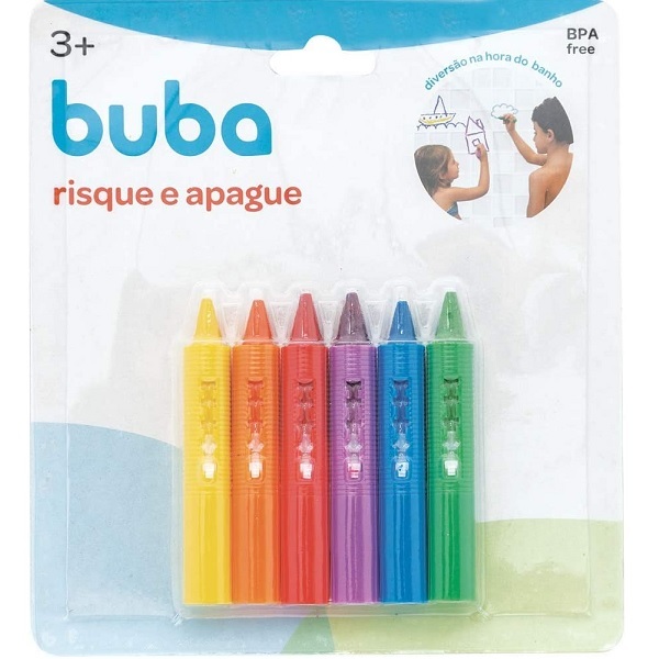 Canetas Para Colorir No Banho Risque E Apague Buba 7473