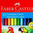 Canetinha Hidrográfica 12 Cores 15.0112czf - Faber Castell