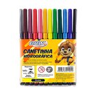 Canetinha Hidrográfica Brw Embalagem Com 12 Cores Ca8001