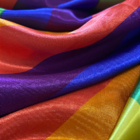 Canga Arco-íris Cetim Não É Segredo 150cm X 100cm