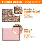 Canga Toalha Para Praia Piscina 140x100cm - Camesa