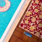 Canga Toalha Para Praia Piscina 140x100cm Chintz Vinho - Came