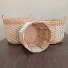 Canggu Cesta Decorativa Organizadora Cachepô Fibra Natural 3