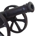 Canhão De Guerra Para Jardim Decorativo Ferro Fundido Grande