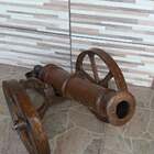 Canhão Ornamental Jardim Minha Casa Ferro Fundido Pronto Artes