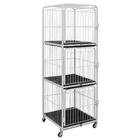 Canil Gaiola Para Pet Shop Banho E Tosa 3 Lugares Branco