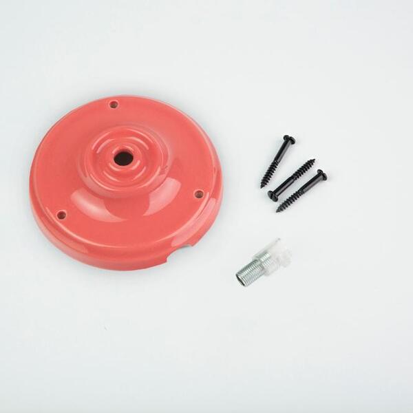 Canopla Em Cerâmica Tamanho Padrão Rosa