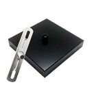 Canopla Lustre Pendente Quadrado Md-1005 12x12x2cm Preto
