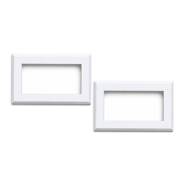 Canopla Nylon Acabamento Tubo Corrimão Guarda Corpo Retangula