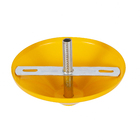 Canopla para Pendente Cônica 1 Lâmpada Metal Amarelo